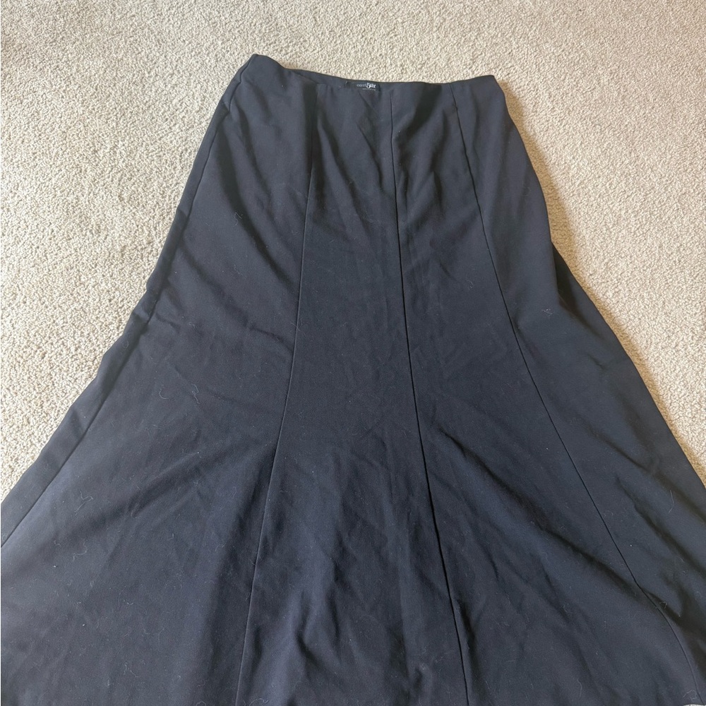 East 5th Black Maxi Asymmetrical A-Line Skirt